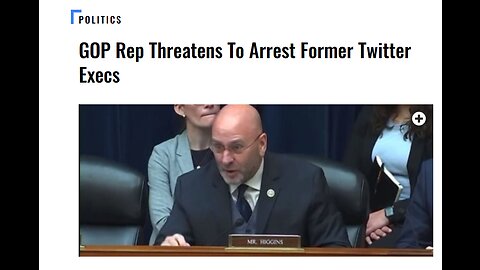 2/08/2023 - Congress threatens Twitter Execs with arrests! Scorching 1st day hearing!