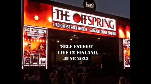 Previously Unseen: The Offspring Live in Seinäjoki, Finland - June 2023 (including 'Self Esteem'!)