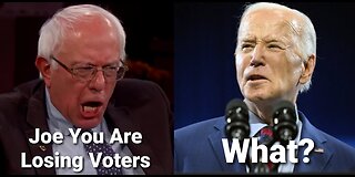 Bernie Sanders The Coward, Defends Joe Biden Criticizing Protesters & The Democrats Lose More Voters