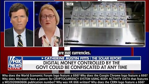 CBDC | "Obviously the Plan Is to Get Rid of Cash and to Mandate Digital Currency. That's Not a Good Idea, But It's Happening Anyway." - Tucker Carlson