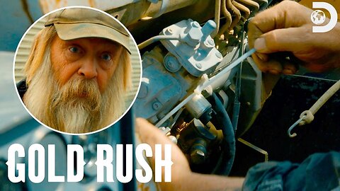 Tony Beets Repairs an Engine With Zip Ties! Gold Rush