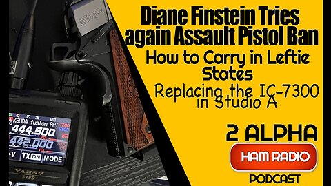 Diane Finestein is at it again - Assault Pistol Ban + A new radio stole my heart
