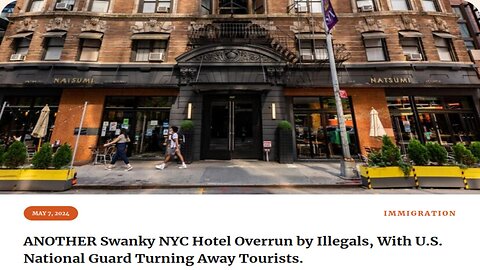 Another High-End NYC Hotel is Overrun by Illegals