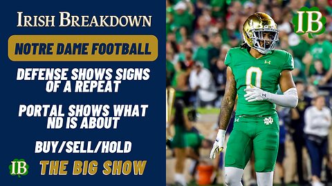 Notre Dame Rundown: Defense Should Keep Rolling, Portal Thoughts, Buy/Sell/Hold