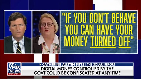 "If you don't behave you can have your money turned off." - Catherine Austin Fiits on CBDC