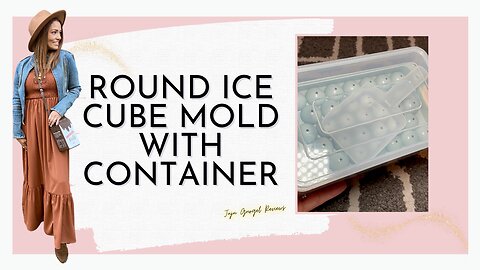 Round Ice Cube Mold with Container review