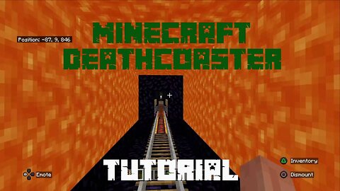 'Death Coaster' - A Minecraft Roller Coaster - Full Tutorial - Bedrock Edition 1.20.73