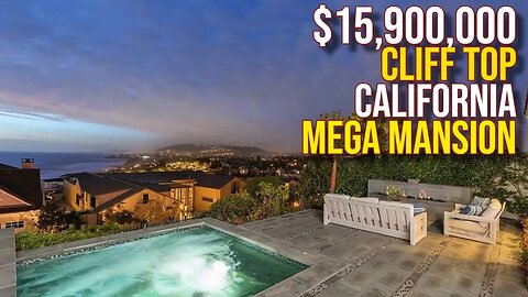 Touring $15,900,000 Cliff Top California Mega Mansion