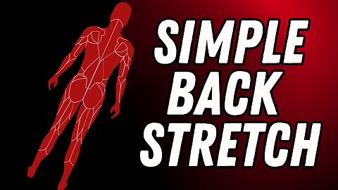 Stretch Out Your Back & Legs Anywhere: Simple Wall Stretch