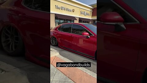 What in the world?? #vagabondbuilds #slammedcars #camry #carbuild #suspension #toyota #airride