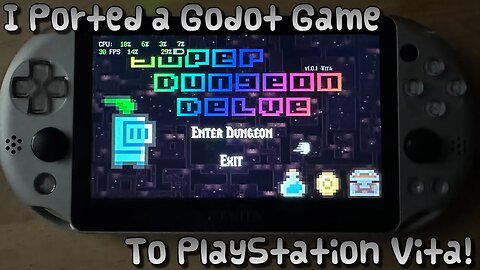I Ported a Godot Game to PS Vita (Super Dungeon Delve Vita)