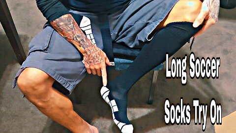 Xtra Long Soccer Socks Try On