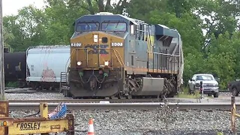 CSX M567 Manifest Mixed Freight Train from Fostoria, Ohio July 25, 2022