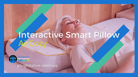 AirCozy is a smart pillow that promotes healthy sleeping @ CES 2023