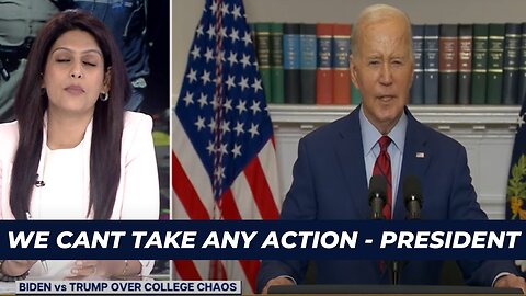 Biden Breaks His Silence on Gaza Protests in US Colleges | Vantage with Palki Sharma