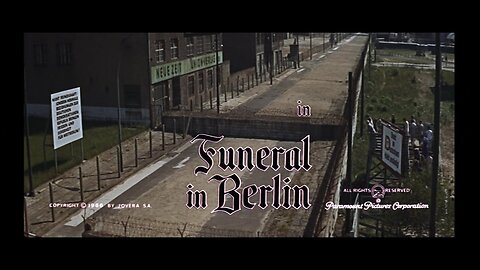 "Funeral In Berlin" (1966) Micheal Caine