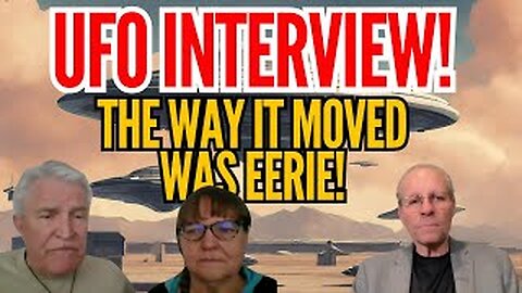 Interview with Couple Who Filmed UFO!!