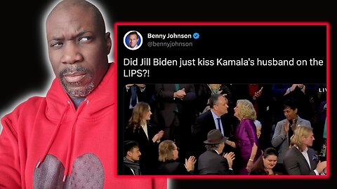 Did Jill just kiss Kamala's husband on the LIPS?! #StateOfTheUnionAddress #StateOfTheUnion #sotu