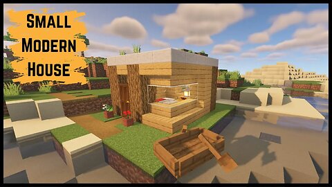 How to Build small Modern House in Minecraft || Minecraft House Tutorial
