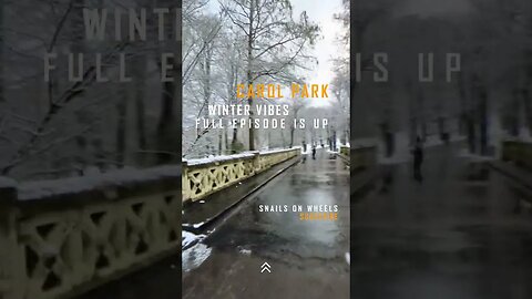 4k Virtual Tour at Carol Park - WINTER RIDE | Ambiental mix | 🇷🇴