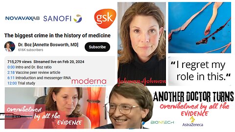 Pushed Fake Vaccines Based On Retracted Research Paper , Dr. Annette Bosworth's Turned Shocked