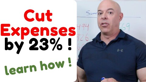 CUT Expenses by 23% in An Emergency- Prepare for the Worst!