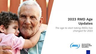 New 2023 Changes to the Age for Required Minimum Distributions