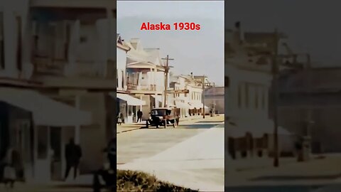 Alaska 1930s Improved and colorized by AI Technology.@aicolouring