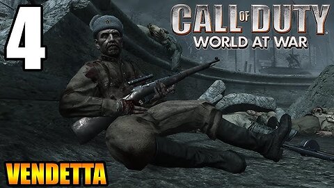 Call of Duty World At War Gameplay Walkthrough Part 4 Mission 4 Vendetta Ultra Settings [4K UHD]