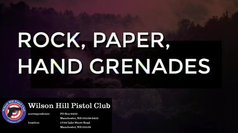 Rock, Paper, Hand Grenades 5-8-2024 - Joe Alexander