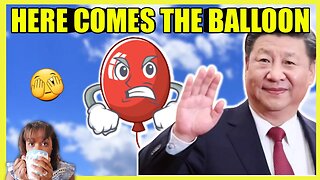 China Balloon Creates PANIC (clip)