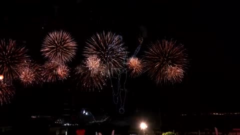 Marseille sky lights up for Olympic flame arrival