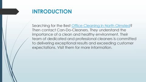 Best Office Cleaning in North Olmsted