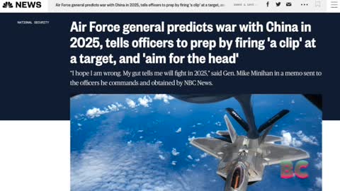 U.S. Air Force General predicts war with China by 2025