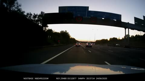 Speed camera flash on 50m/h on M20 motorway