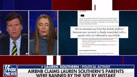 On Tucker Carlson: Lauren Southern's Parents Banned by Airbnb Because Their Daughter is Conservative