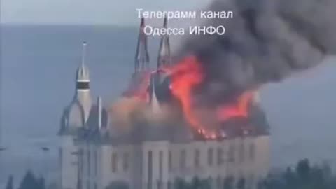 Harry Potter Castle Is On Fire In Odessa