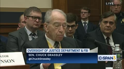 Chuck Grassley UNLOADS on Democrats for Obstructing Justice on Biden