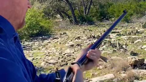 Shooting the Sharps Rifle from Red Dead Redemption #shorts
