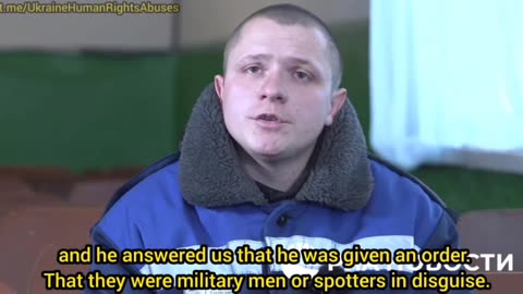 Young Captured Ykrop Militant Confess To Murdering Ukrainian Civilians.