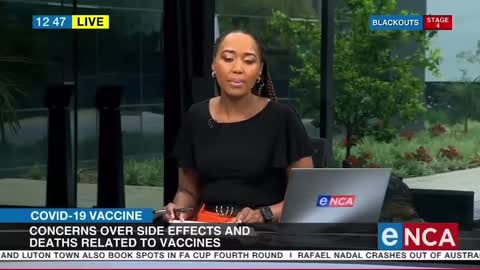 Calls to suspend covid19 vaccines in South Africa due to safety concerns