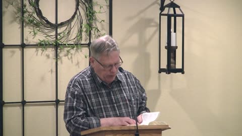 February 1, 2023 - Wednesday Evening Service - Pastor David Buhman