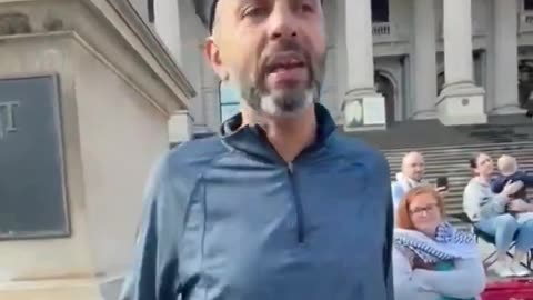An anti-Zionist activist in Melbourne, Australia, openly boasts that Hamas aims