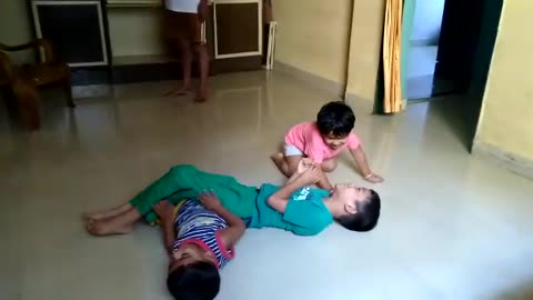 Baby Enjoying Playing