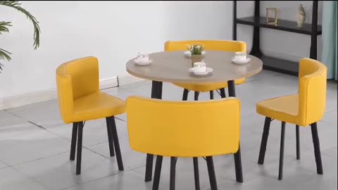 {How-to} Creative 4 Seat Office Breakroom Table Set