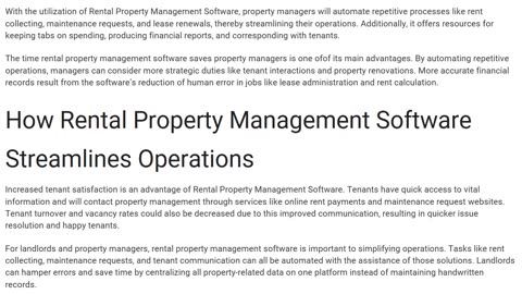 Rental Property Management Software: A Game-Changer for Property Investors