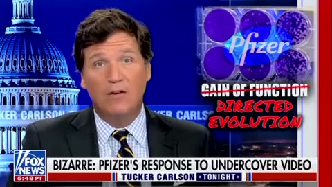 Tucker Carlson. Pfizer ammette manipolazione virus. Google censura di Project Veritas