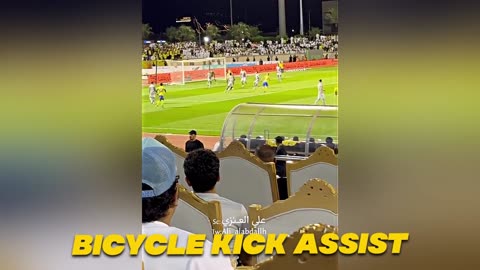 Cristiano Ronaldo's BICYCLE KICK Assist & Goal vs Al Tai