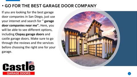 Things To Consider while Choosing Aperfect Garage door