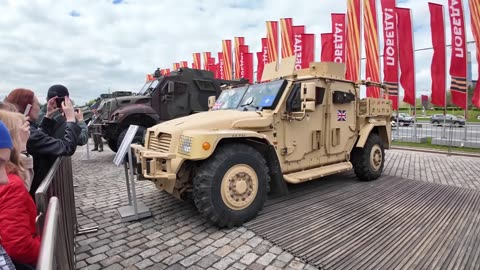 NATO Tanks Arrive in Moscow Russia